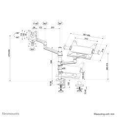 Ds20-425Bl2 Full Motion Desk