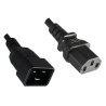 PowerCord C13-C20 0.5M Black