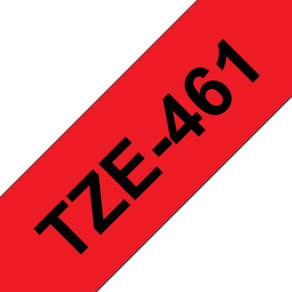 Tape Black on Red 36mm