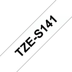 Tape Black on Clear 18mm