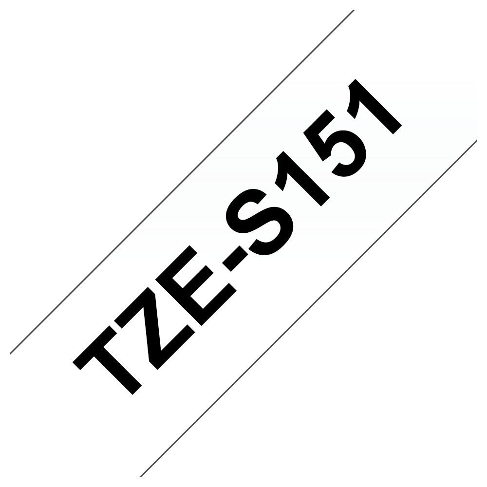 Tape Black on Clear 24mm Tape Black on Clear 24mm