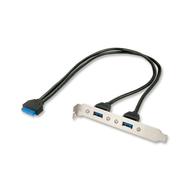 PC Back Plate, USB 3.0, 2 Port