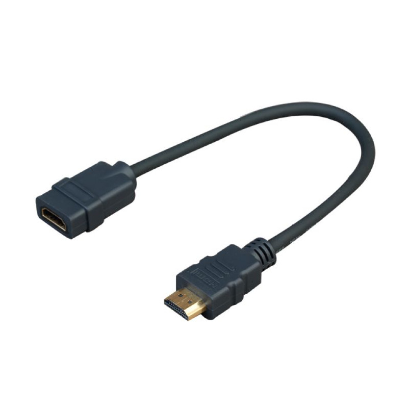 Pro HDMI Male/Female 0,2m
