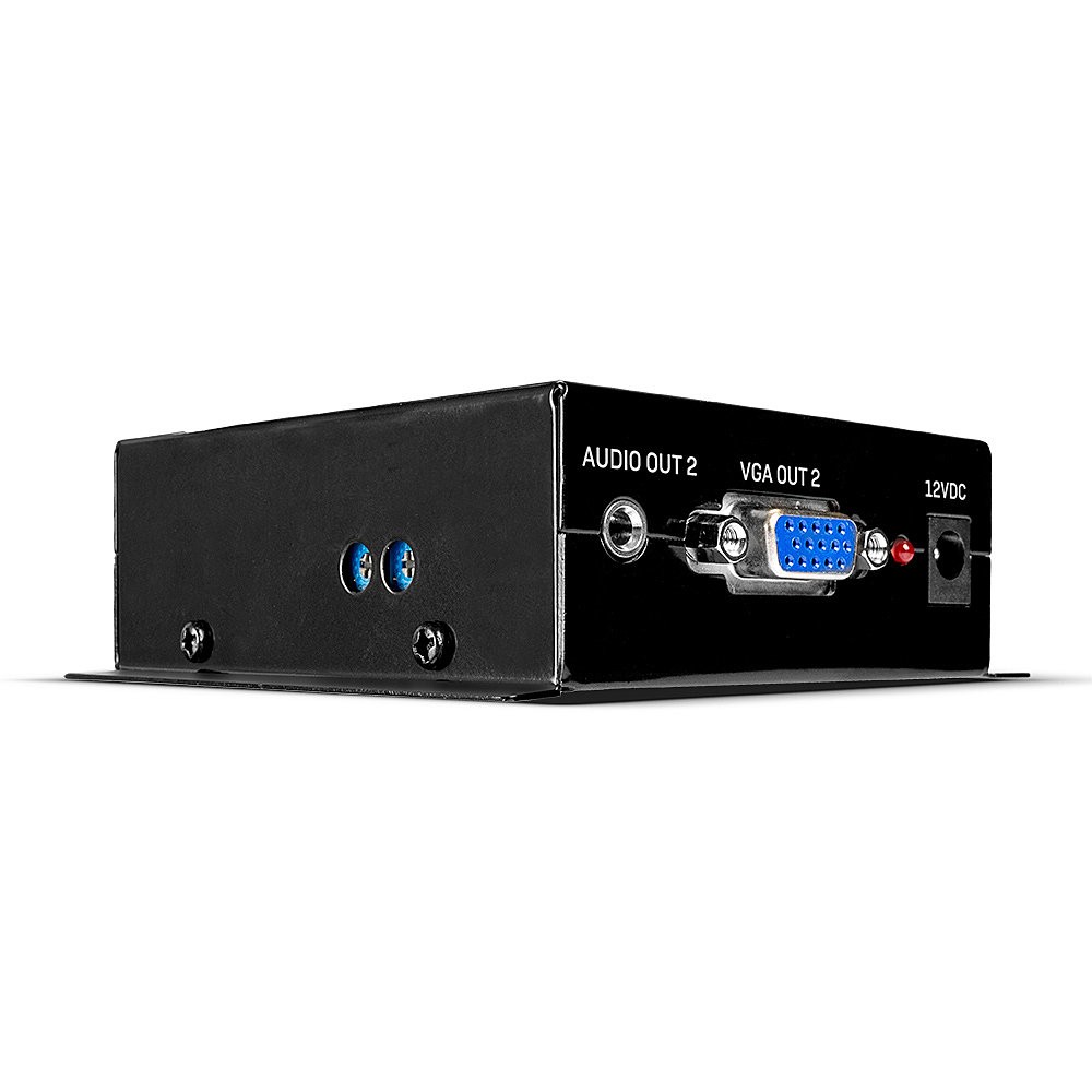 300m Cat.6 2 Port VGA Receiver 300m Cat.6 2 Port VGA Receiver