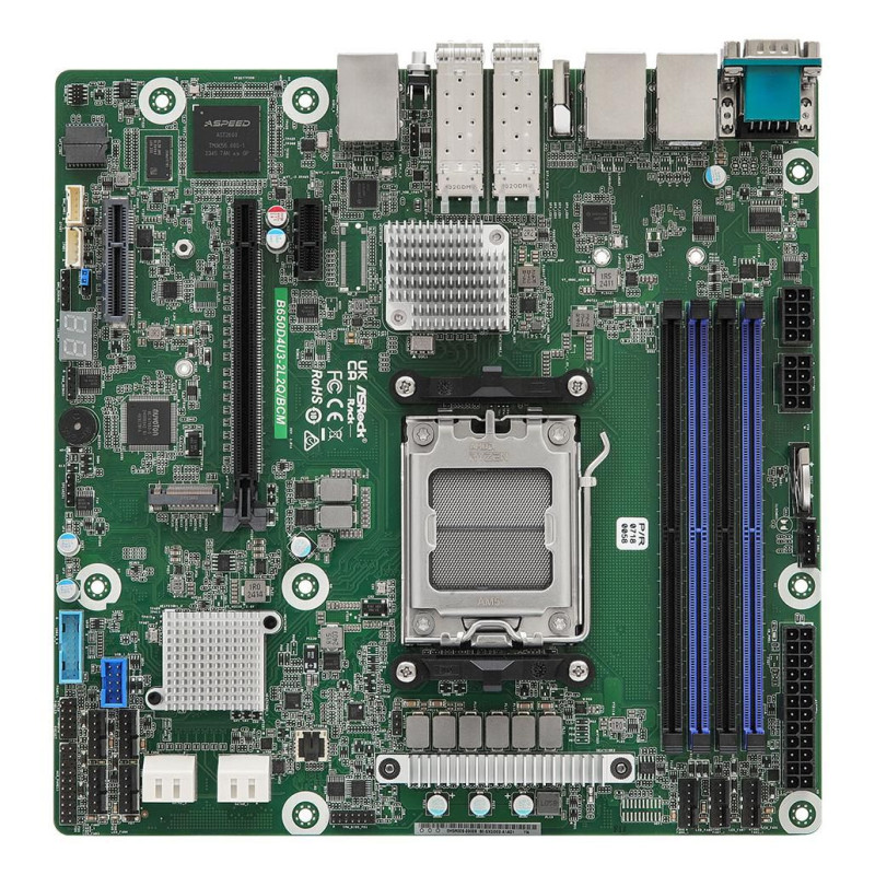 ASRock B650D4U3-2L2Q/BCM, 1xSKT LGA 1718, AMD Ryzen 9000, B6 | APLIUM