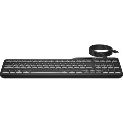 Backlit wired keyboard with