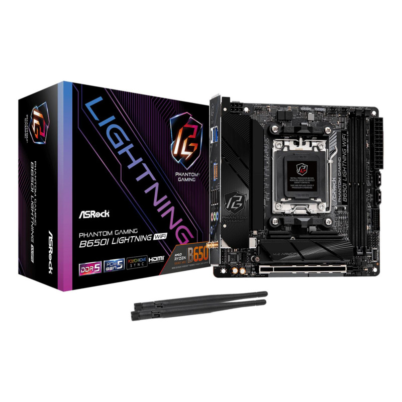 Asrock B650I Lightning WiFi AMD B650 Zócalo AM5 mini ITX | APLIUM
