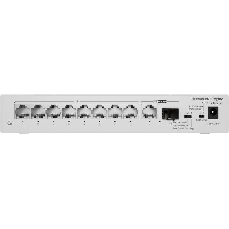 Huawei S110-8P2ST ( 8 10/100/1000 Base-t Ports POE+ 1GE SFP | APLIUM