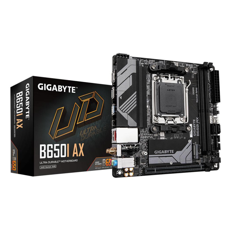 GIGABYTE B650I AX Placa base - AMD Ryzen serie 9000, VRM de | APLIUM