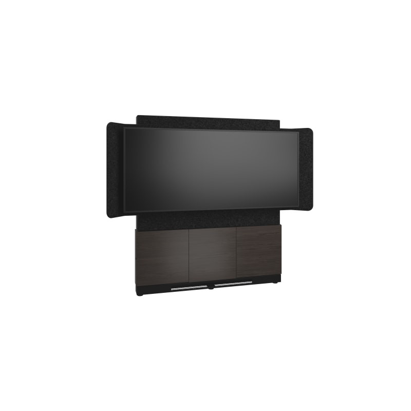 Forum 66" wide Floor-to-Wall Display Sta
