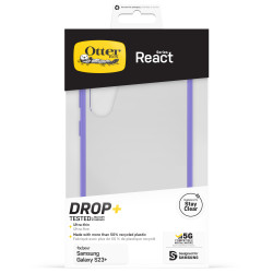 React Samsung S23+Clear/Purple