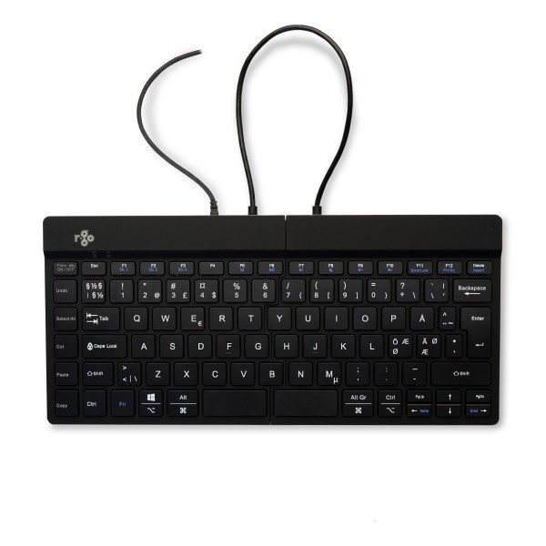 Split Keyboard (NORDIC), black