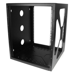12U 19in Wallmount Side Mount Open Rack