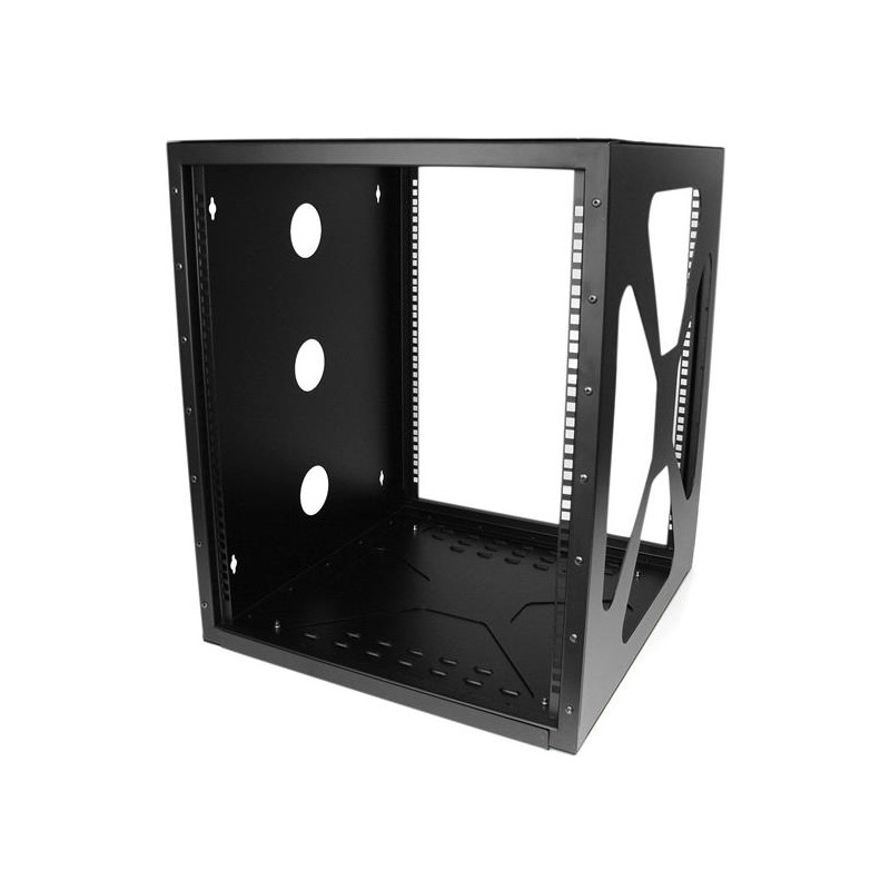 12U 19in Wallmount Side Mount Open Rack