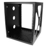 12U 19in Wallmount Side Mount Open Rack