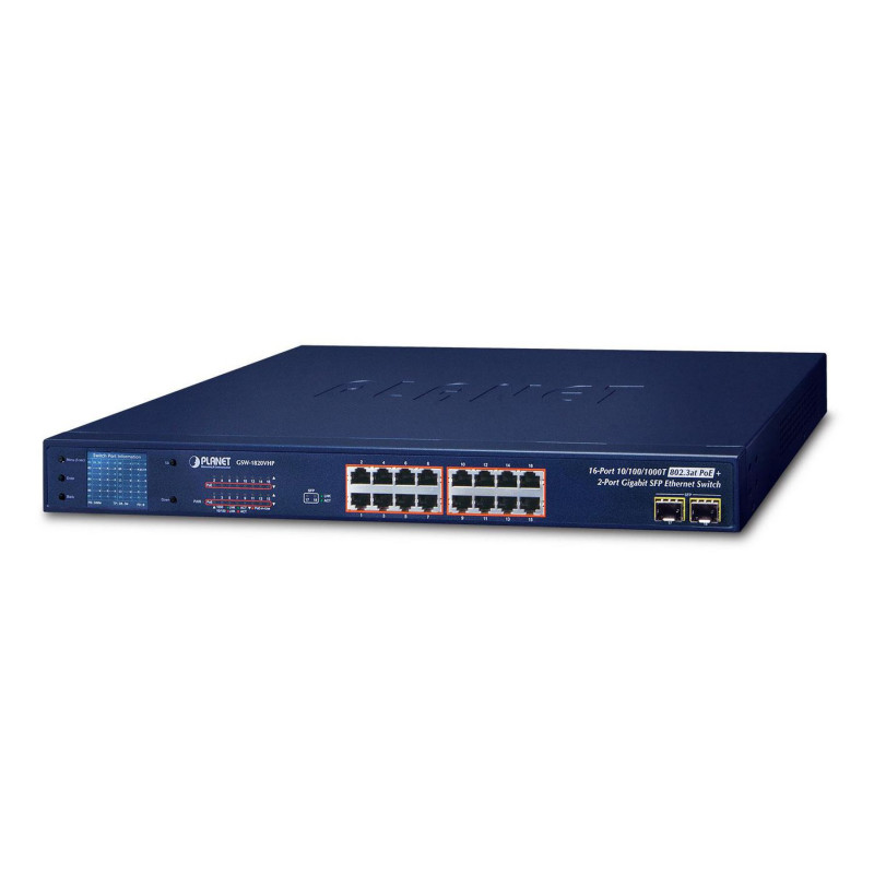 16-Port 10/100/1000T 802.3at