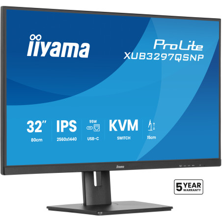 XUB3297QSNP-B1 32" IPS-2560x1440 350cd/m