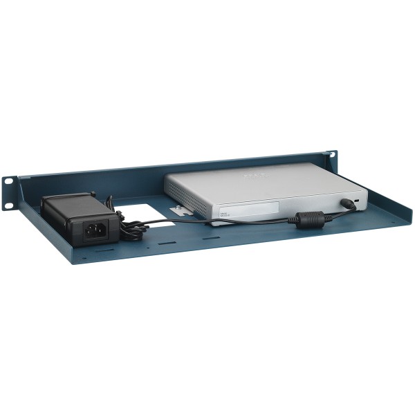 Mounting bracket - Black - 1U