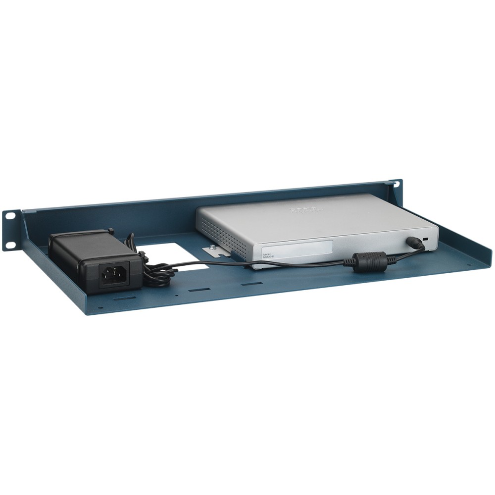 Mounting bracket - Black - 1U