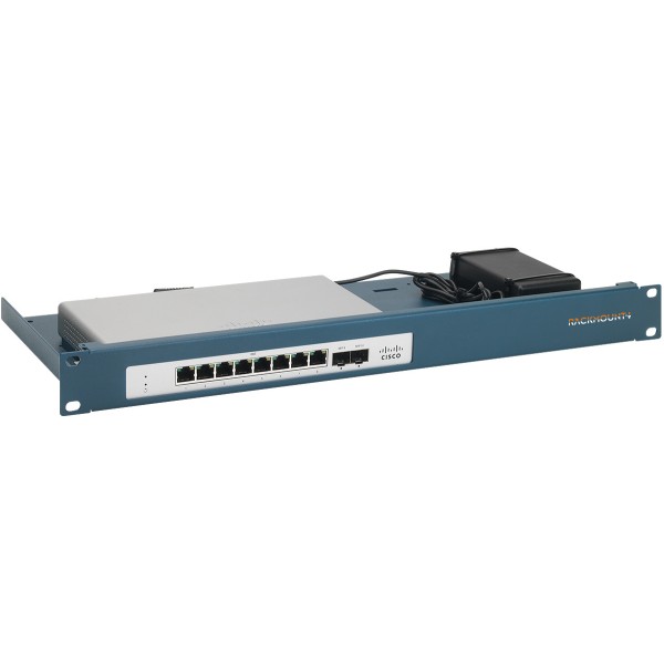 Mounting bracket - Black - 1U