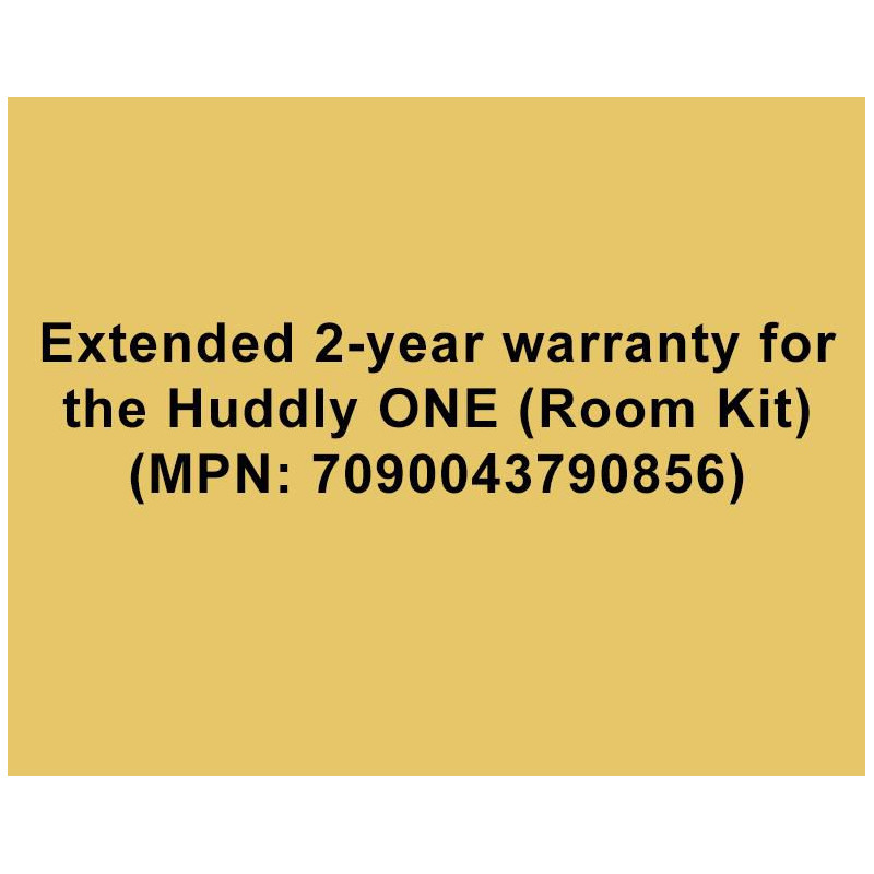 Ext. 2-yr warr. Huddly ONE