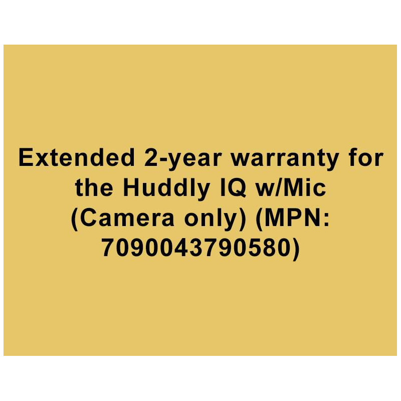 Ext. 2-yr warr. Huddly IQ