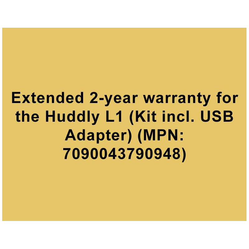 Ext. 2-yr warr. Huddly L1