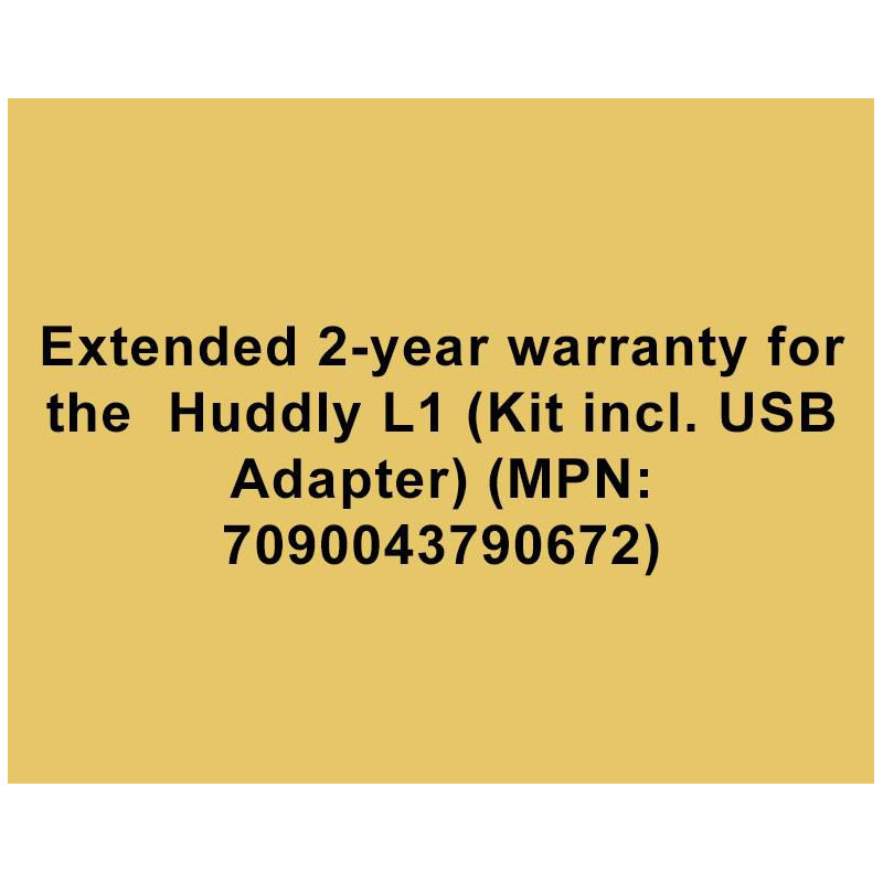 Ext. 2-yr warr. Huddly L1