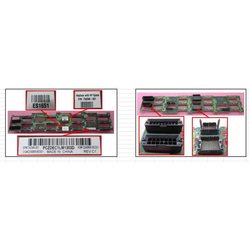 PCA LFF HDD BACKPLANE