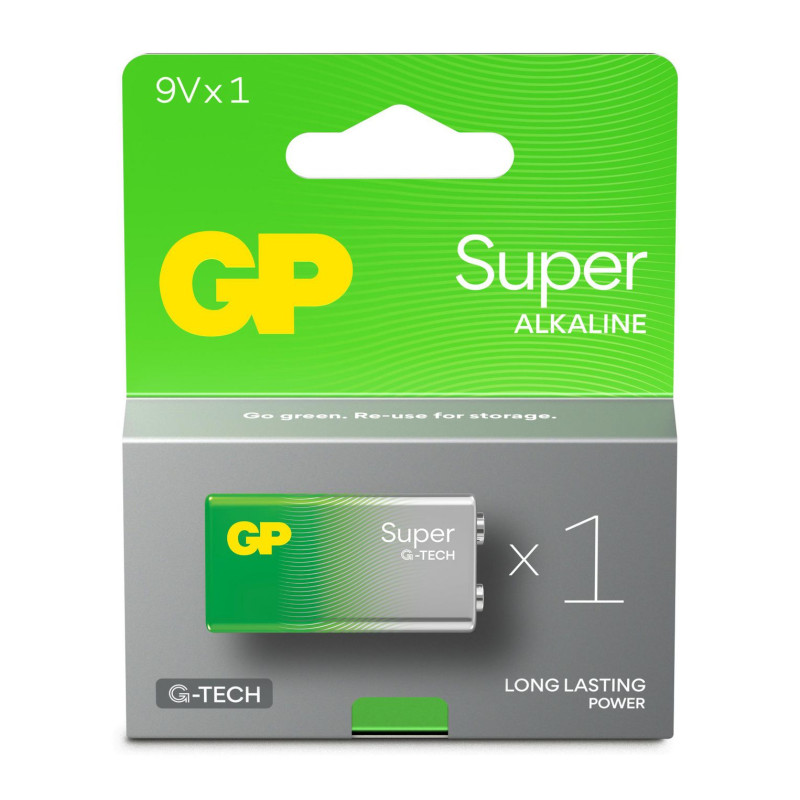 SUPER ALKALINE 9V Battery.