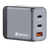 Cargador de Pared Universal GaN para Viaje Verbatim GNC-65/ 2xUSB Tipo