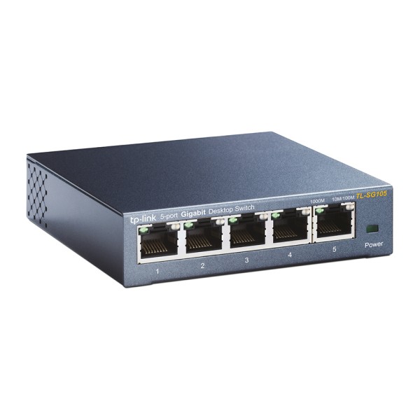 5 port Gigabit Switch, metal