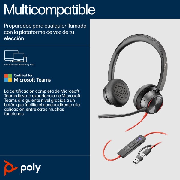 Blackwire 8225 Stereo USB-C