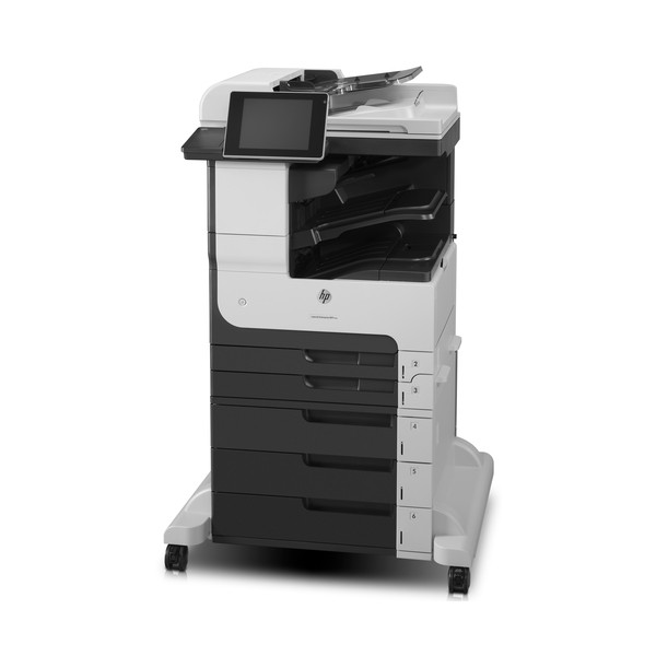 HP LaserJet Enterprise 700 MFP M725z, Blanco y negro, Impresora para Empresas, Impres, copia, escáner, fax, Alimentador automáti