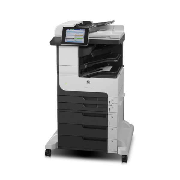 HP LaserJet Enterprise 700 MFP M725z, Blanco y negro, Impresora para Empresas, Impres, copia, escáner, fax, Alimentador automáti
