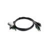 Dual-Display KVM Cable HDMI/DP - DVI/DP