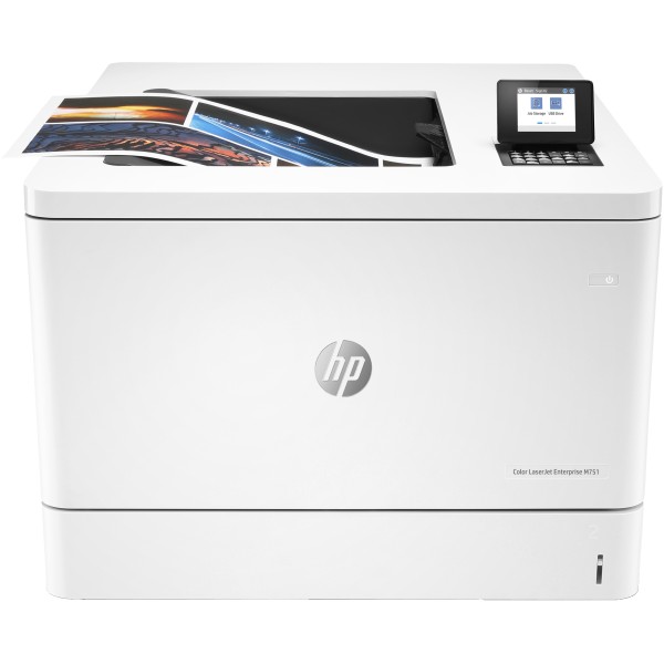 HP Color LaserJet Enterprise Impresora LaserJet Enterprise M751dn a color, Estampado, Impresión a doble cara, Laser, Color, 1200