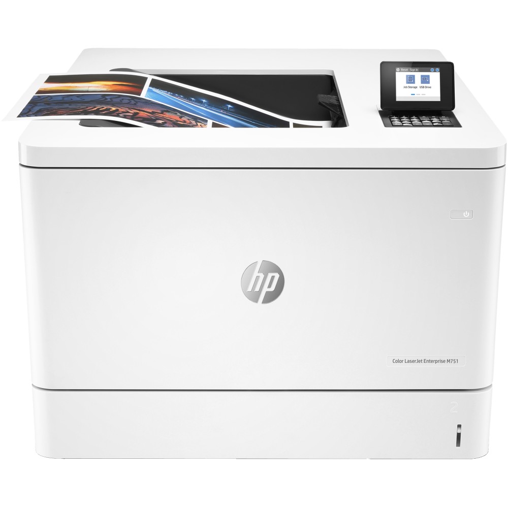 HP Color LaserJet Enterprise Impresora LaserJet Enterprise M751dn a color, Estampado, Impresión a doble cara, Laser, Color, 1200