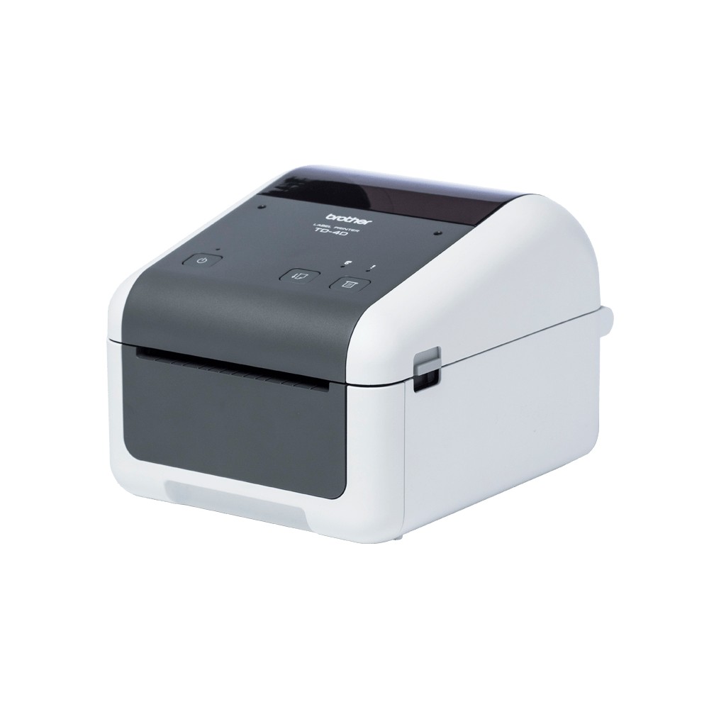 Brother TD-4410D, Térmica directa, 203 x 203 DPI, 203 mm/s, Alámbrico, Gris, Blanco