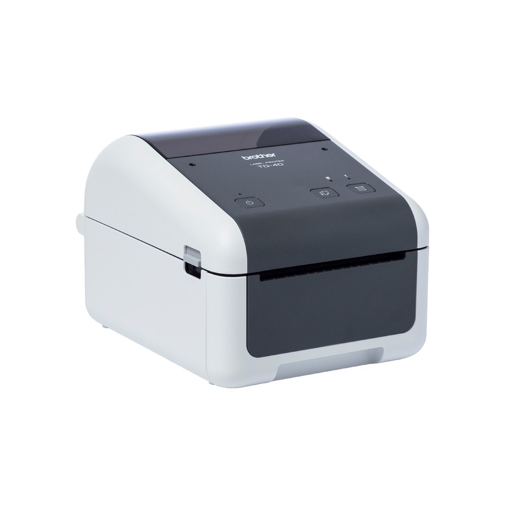 Brother TD-4410D, Térmica directa, 203 x 203 DPI, 203 mm/s, Alámbrico, Gris, Blanco