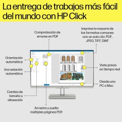 HP Designjet Impresora T1600 de 36 pulgadas, Inyección de tinta térmica, 2400 x 1200 DPI, HP-GL/2, HP-RTL, PDF 1.7, PostScript 3