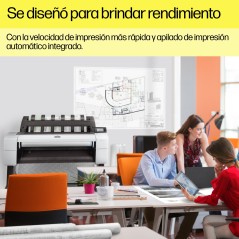 HP Designjet Impresora multifunción PostScript T2600 36 pulgadas, Inyección de tinta térmica, 2400 x 1200 DPI, HP-GL/2, HP-RTL, 