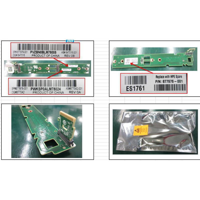 SPS-PCA M.2 BL460C G10 MODULE