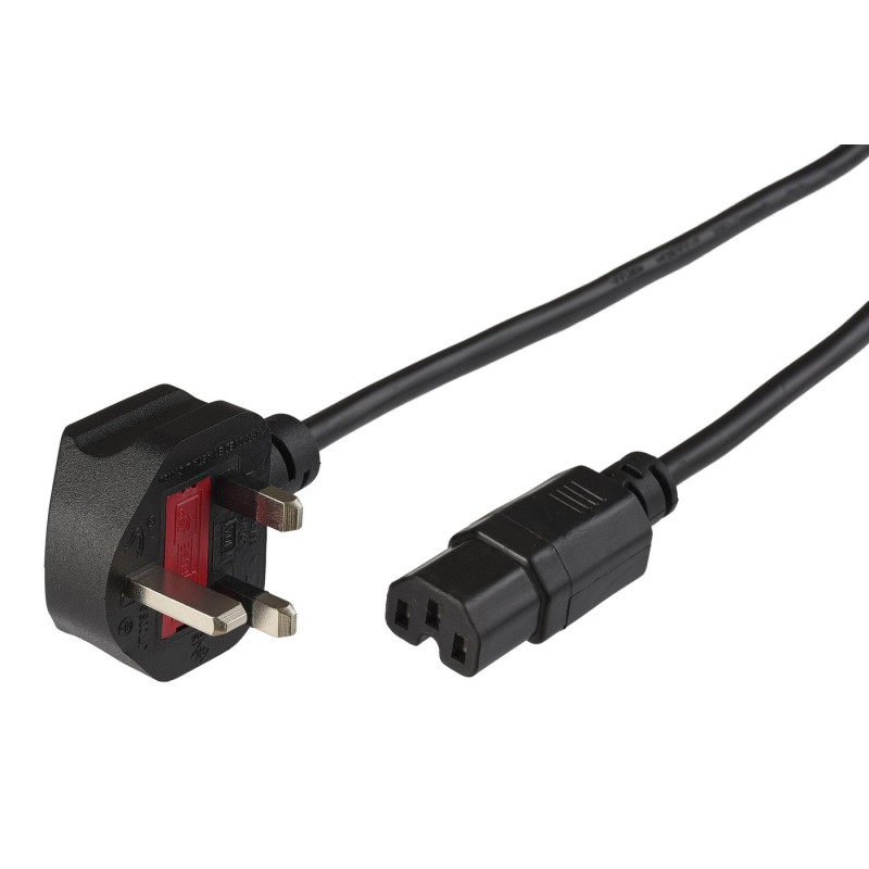 Power Cord UK - C15 2m Black