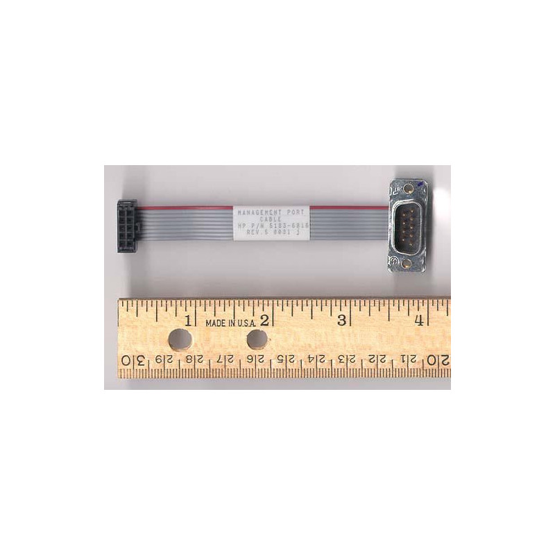 Cable management port for HP