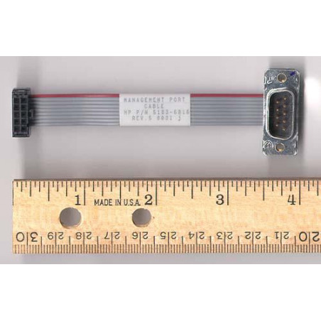 Cable management port for HP