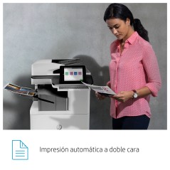HP Color LaserJet Enterprise Flow Impresora multifunción M776zs, Impresora, copiadora, escáner y fax, Impresión a doble cara; Es