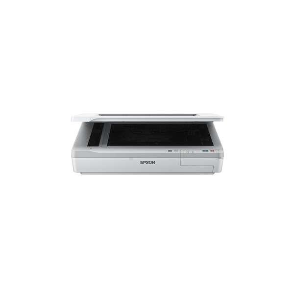 Epson WorkForce DS-50000, 600 x 600 DPI, 16 bit, 48 bit, 4 seg/página, Escáner de cama plana, Blanco