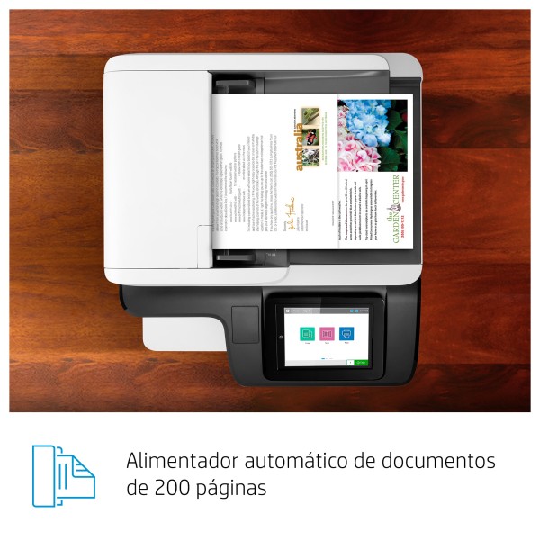 HP Color LaserJet Enterprise Impresora multifunción Enterprise M776dn, Impresión, copia, escaneado y fax opcional, Impresión a d