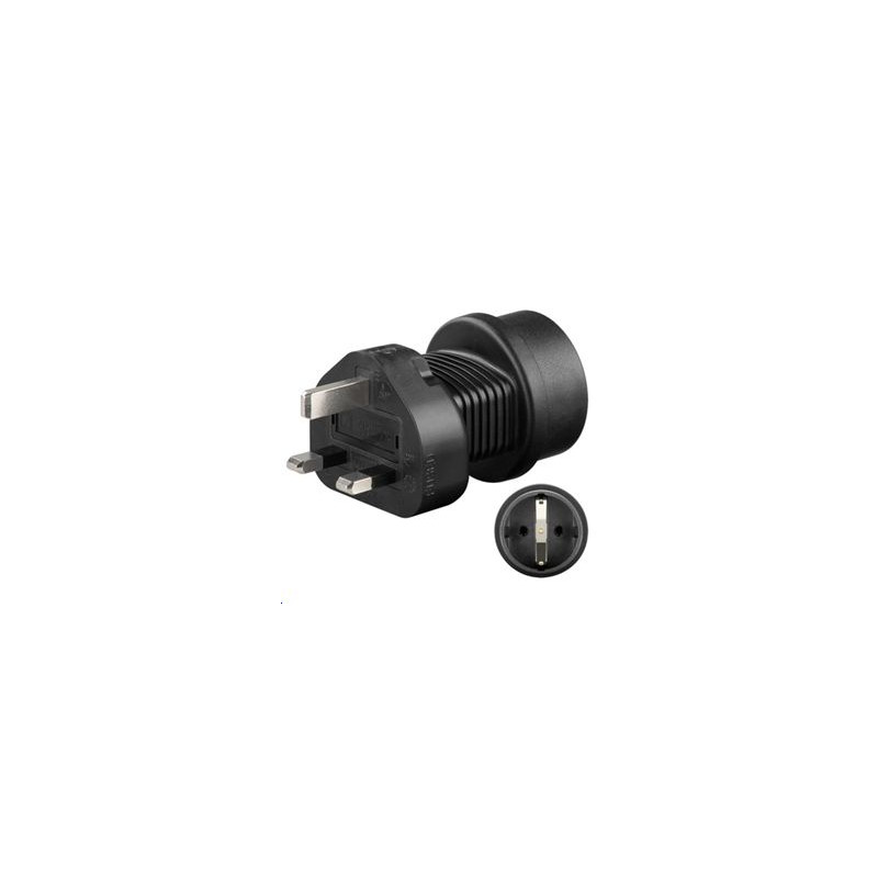 Universal adapter Schuko to UK